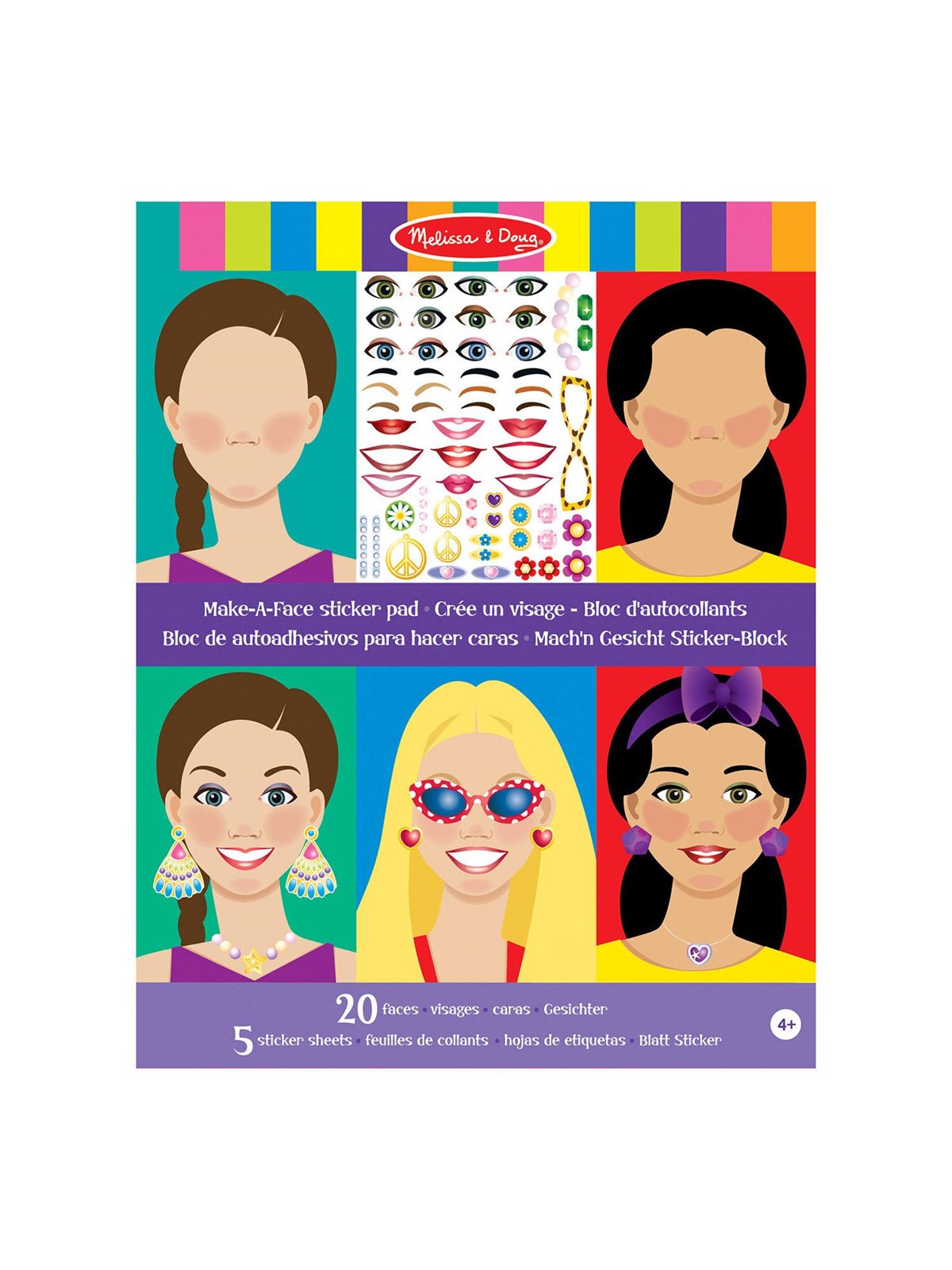 Melissa & Doug MND Make-a-Face Sticker Pad