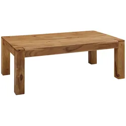KADIMA DESIGN Couchtisch MUMBAI Massiv-Holz Akazie 110 cm breit Wohnzimmer-Tisch Design Natur-Produkt Landhaus-Stil