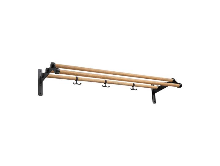 Essem Design Nostalgi 291 Hutablage 100cm Bambu-schwarz