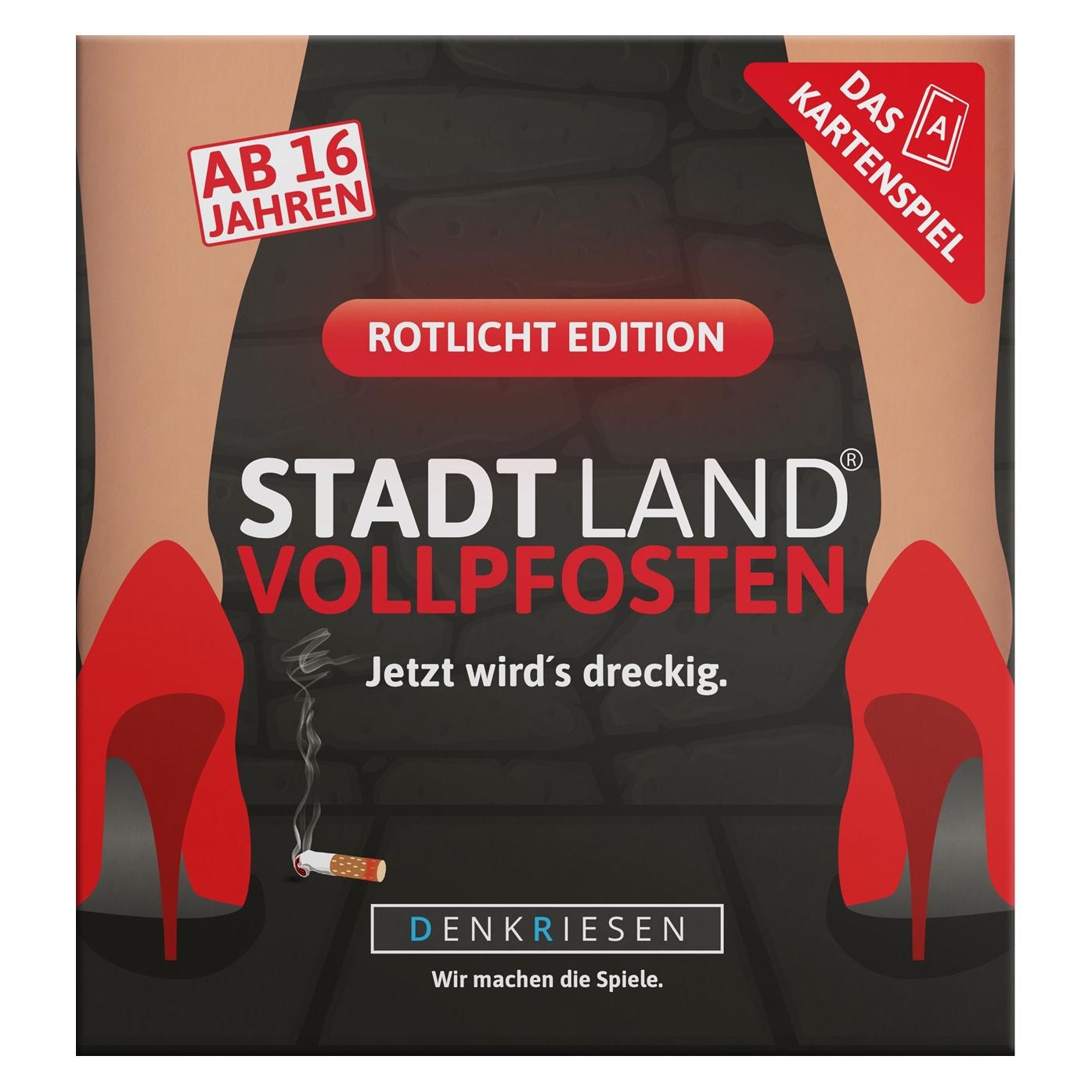 Denkriesen Stad Land Vollpfosten - Kartenspiel Rotlicht Edition (d) (Deutsch, 3 - 6 Spieler) (SL3009)