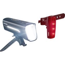 Osram Automotive Fahrradbeleuchtung Set RACE 80 SET LED akkubetrieben Schwarz LEDBL102 SET