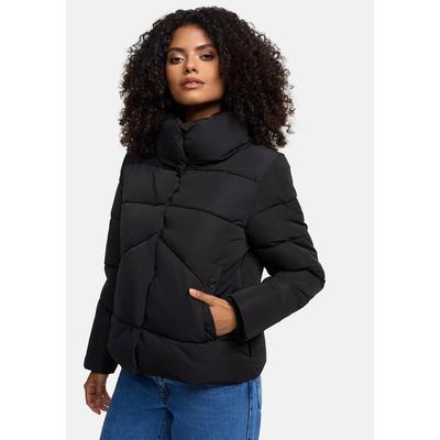 Winterjacke MARIKOO "Jalliaa", Damen, Gr. M, schwarz, Obermaterial: 100% Polyester. Innenseite: 100% Polyester, Jacken Winterjacke, mit schönem Steppdesign