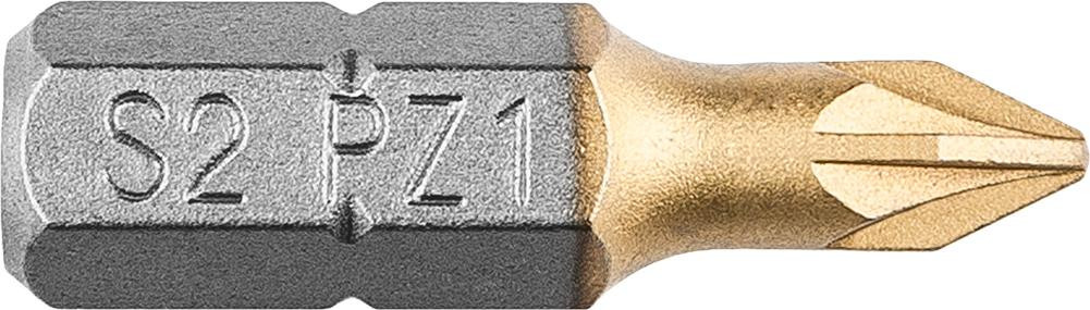 PZ1 schroefbit 25 mm Graphite 2 stuks