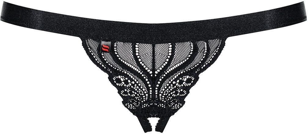 Obsessive 828-THC-1 crotchless thong black