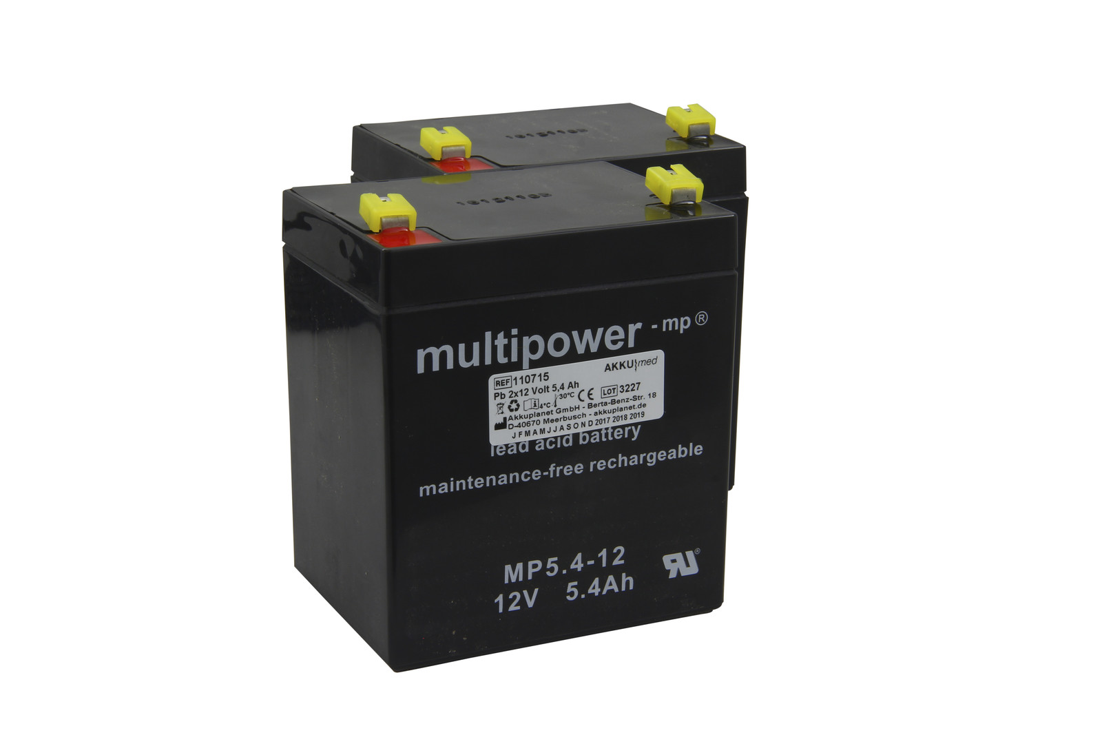 Multipower Looplader voor loodaccu, geschikt voor bed Völker S582