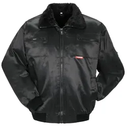Winter-Pilotenjacke "GLETSCHER" Outdoor - M - schwarz