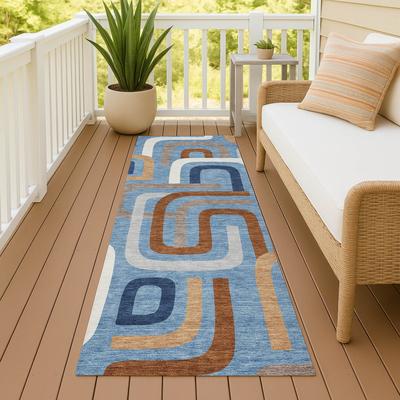 Addison Rugs Machine Washable Indoor/ Outdoor Modern Penner Chantille Rug
