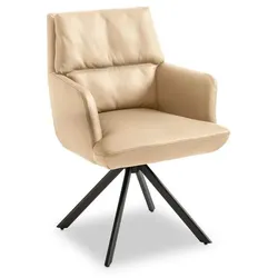 bert plantagie Stuhl Roos R33 Leder Cream