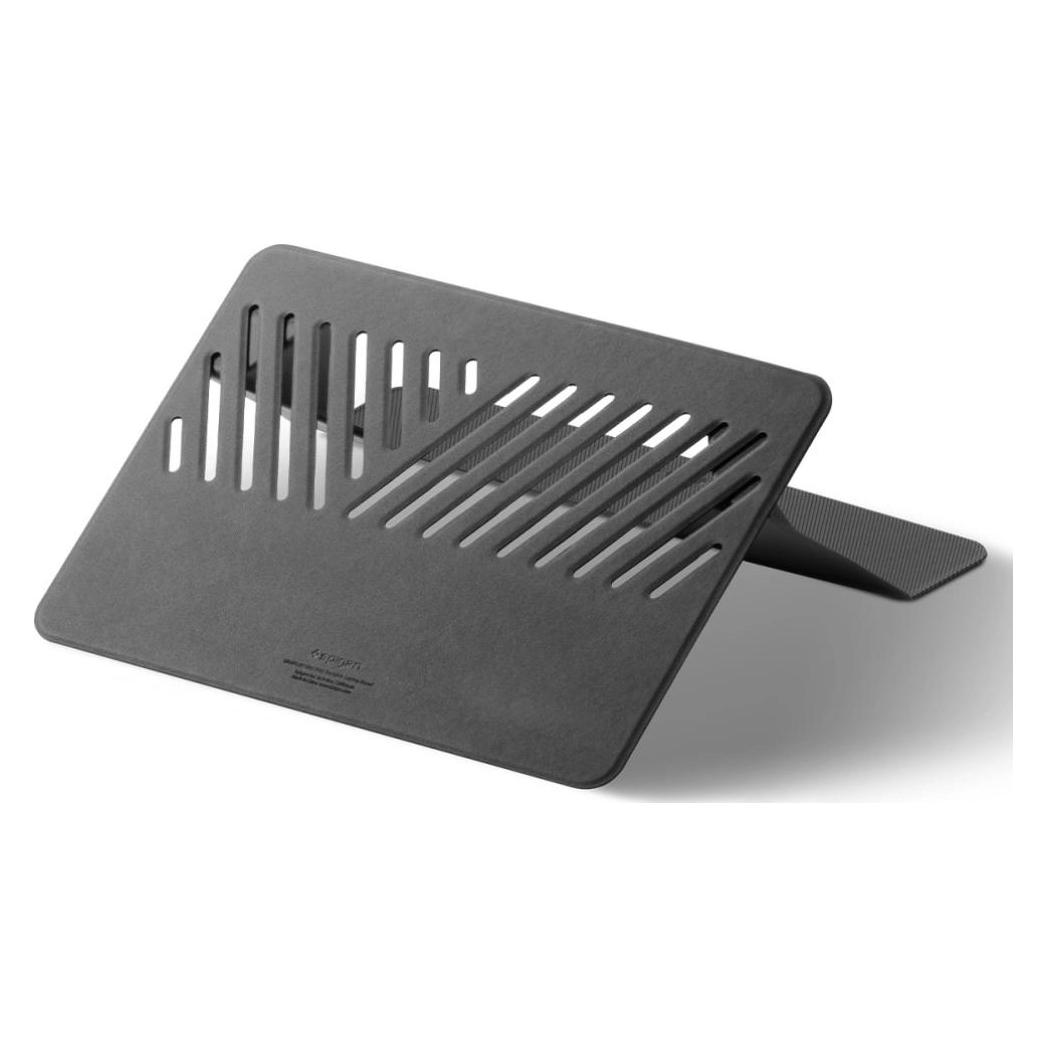 Spigen - Slimfold Laptop Stand LD201-S6 (AMP11115) - Foldable Type, Slim Fold, 26° - Black (AMP11115)