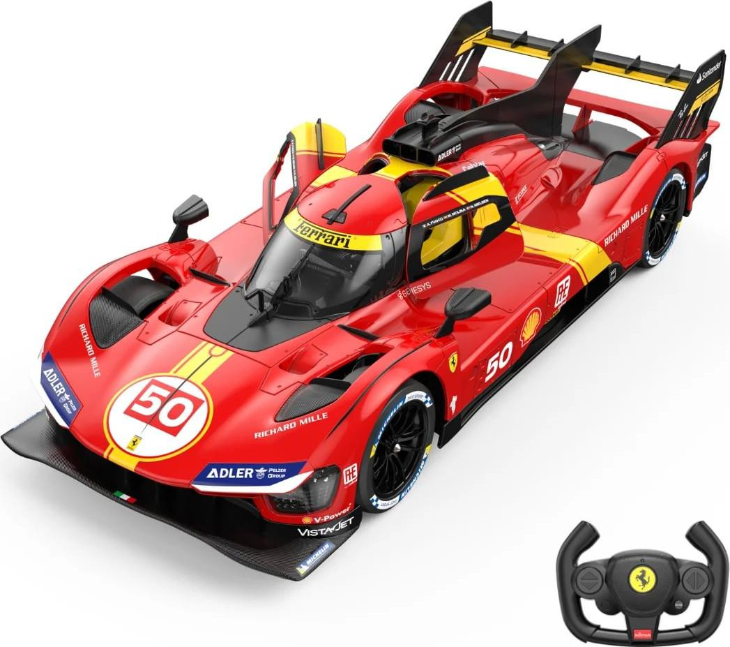 Vrooomy Ferrari 499P LMDh RC-auto 1:14 - Rood