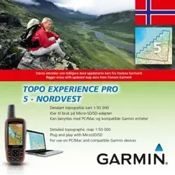 Garmin Topo Experience Pro 5 Nordvest Norwegen - GPS Karte