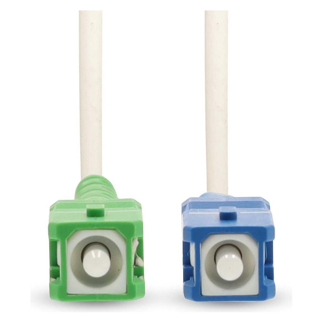 Nedis Glasfaser-Netzwerkkabel | SMF (Single Mode Phase) | SC/APC | SC/UPC | 100 Gbps | 6.00 m | Weis (6 m) (CCGB89610WT60)