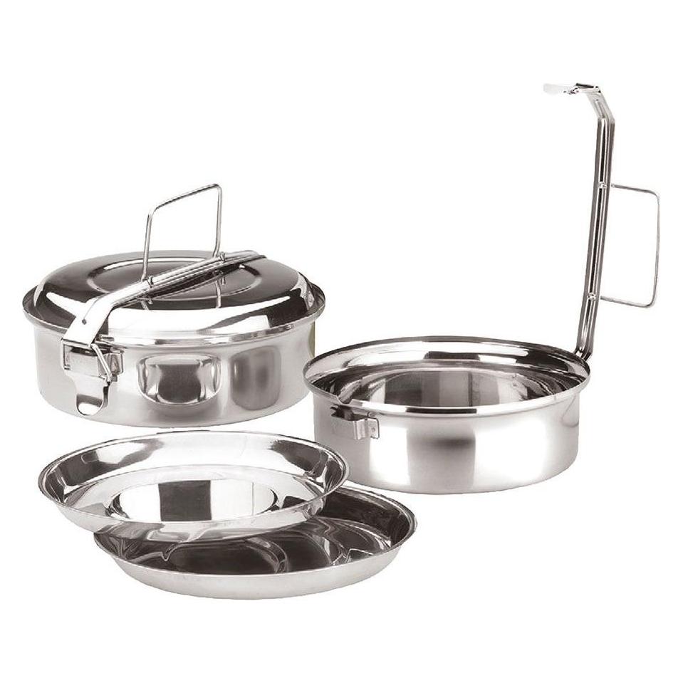 Ibili Edelstahlbehälter Edelstahl 16 cm Perfekt für unterwegs: Kompakte Grösse (49423769)