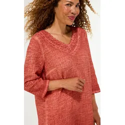 Baumwoll-Bluse in rost in Größe 36 von DW-Shop, Rost, 36