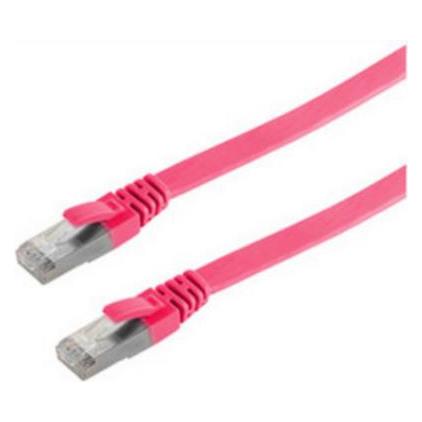Shiverpeaks RJ45 Patchkabel flach U/FTPCat.7 Rohkabel magenta 2,0m (U/FTP, CAT7, 2 m) (BS75512-SLM)