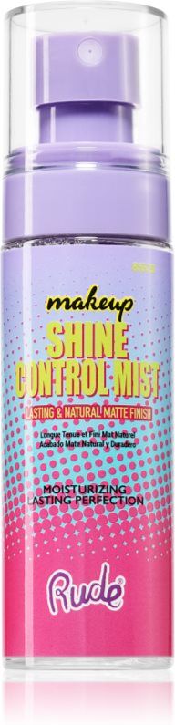 Rude Cosmetics Shine Control Mist Oil-Controlling Setting Spray 60 ml