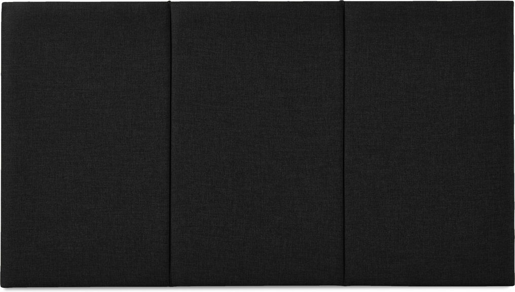 17 Stories Francyne Upholstered Velvet Headboard Black Single (3')