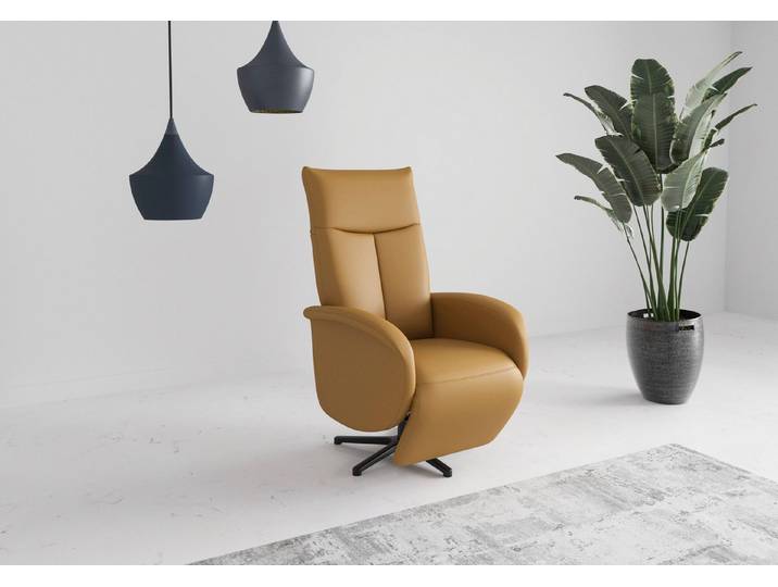 sit&more TV-Sessel Zora mit Kopfteilverstellung & Drehfunktion, weitere Funktionen, Ergonomie M: manuelle Fußstütze & Rückenlehne