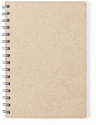 Cahier publicitaire A5 Idina carton recyclé naturel