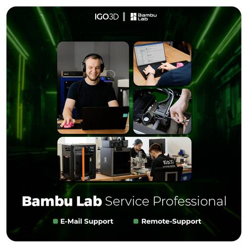 IGO3D Service Professional BambuLab Passend für (3D Drucker): BambuLab