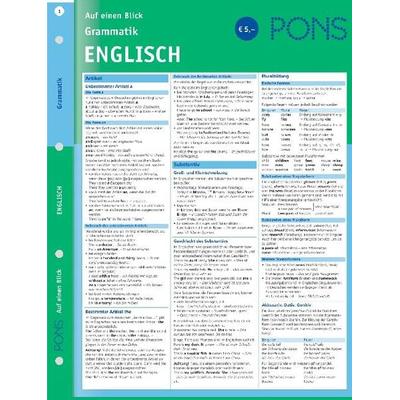 PONS Grammatik auf einen Blick. Englisch, Paperback von Corinna Löckle-Götz,Sheila McBride,Corinna Löckle-Götz,Sheila MacBride, PONS,
