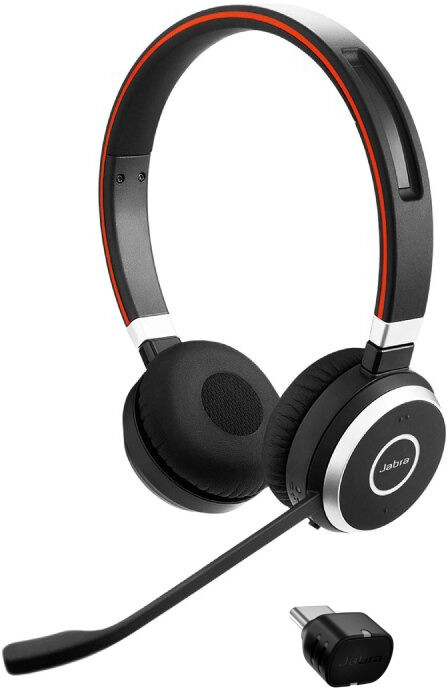 Jabra GN Jabra Evolve 65 MS Duo + dongle USB-C Casque Bluetooth essentiel en milieu professionnel, avec certification Microsoft Teams et dongle USB-C.