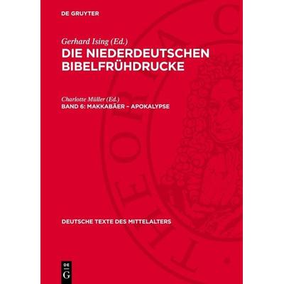 Makkabäer – Apokalypse, Gebundene Ausgabe von , De Gruyter, 978-3-11-271598-7