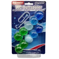 WC-Duftspüler Reinex Ocean 5-Balls 2 x 35g Frische für Ihr WC 2 x 5 Kugeln