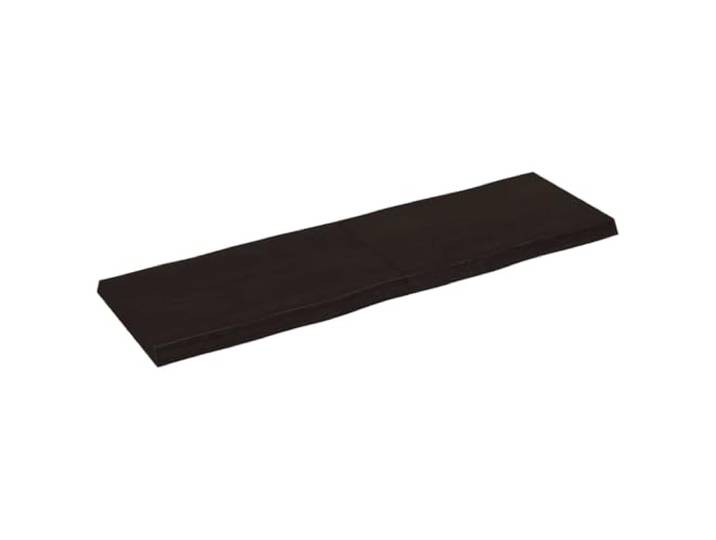 KLGBNCVE Massivholz Tischplatte 160x50 cm Behandelt Baumkante, Klappbar mit Scharnieren, Eiche Naturkante, DIY Ersatzplatte