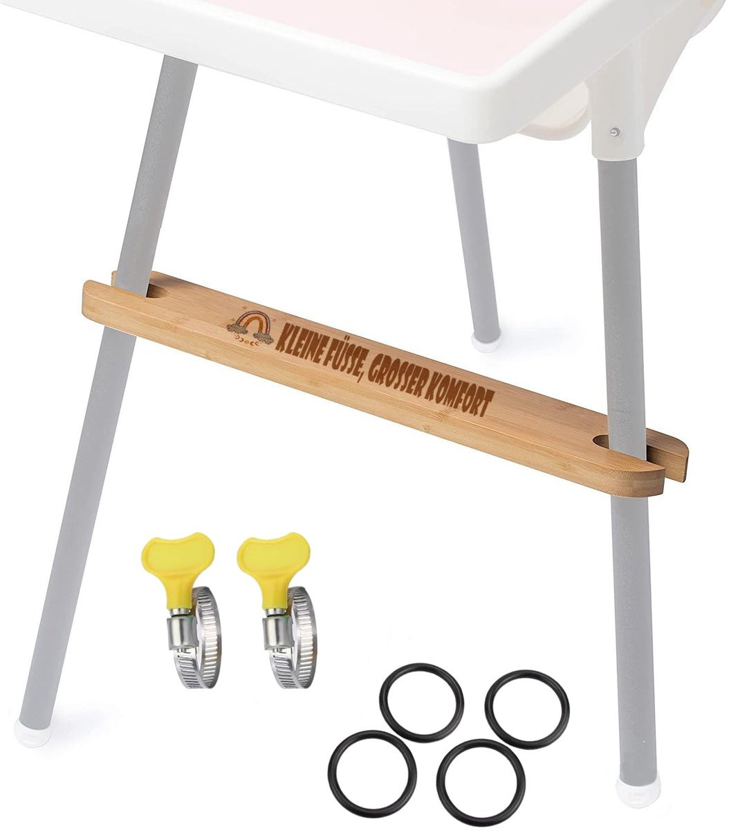 T TAKONE Verstelbare Voetsteun voor IKEA Antilop Kinderstoel met Rubberen Ring