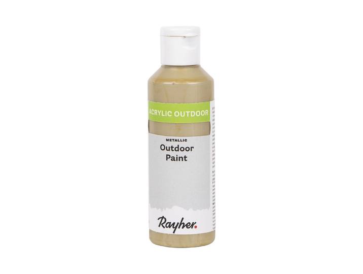 Outdoor Paint Acrylfarbe Metallic, Flasche 80ml