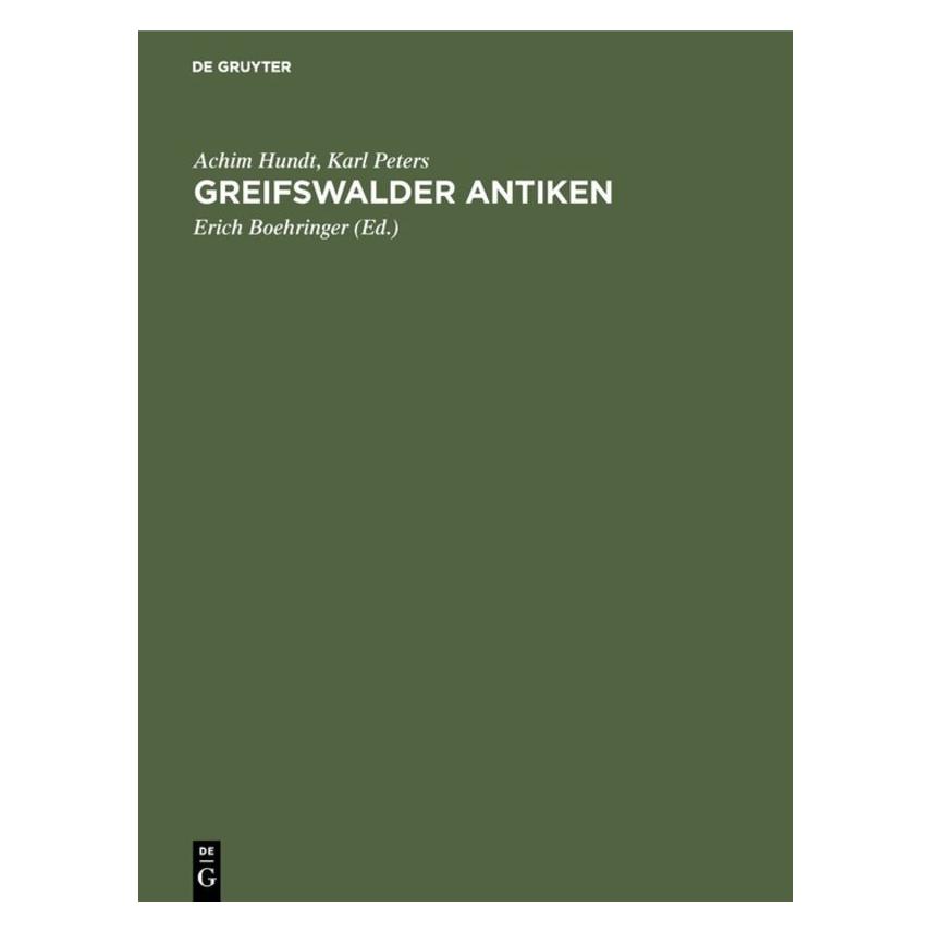 De Gruyter Hundt:Greifswalder Antiken (67759828)
