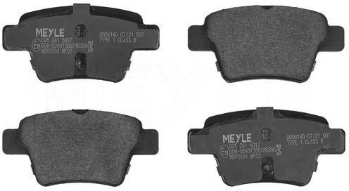 MEYLE 025 241 5017 Brake pad set