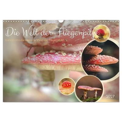 Die Welt der Fliegenpilze (Wandkalender 2027 DIN A3 quer), CALVENDO Monatskalender