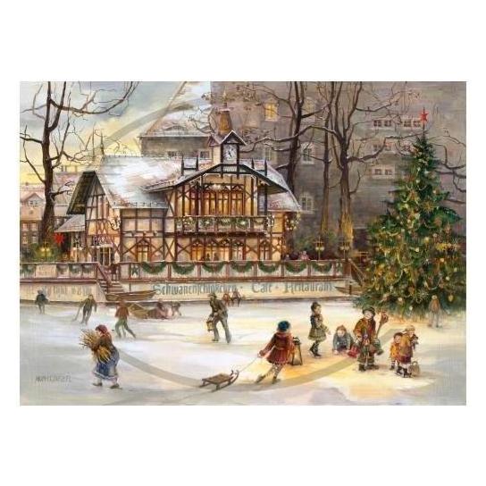 Olewinski & Tochter 2943 - Weihnachtspostkarte - Schwanenschlösschen (2943)