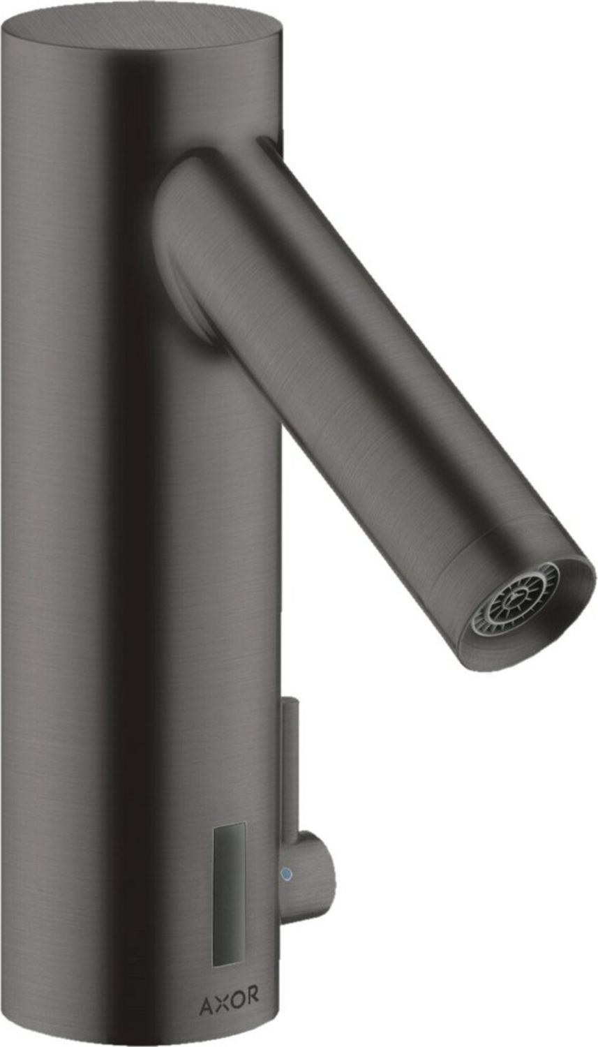 hansgrohe Elektronischer Waschtischmischer Axor Starck m Temp.-Reg., Batt, brush. bla vc