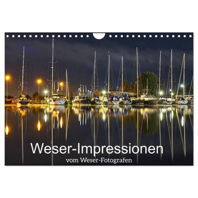 Weser-Impressionen (Wandkalender 2027 DIN A4 quer), CALVENDO Monatskalender