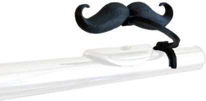 Brasstache Mustache Clip for Flute