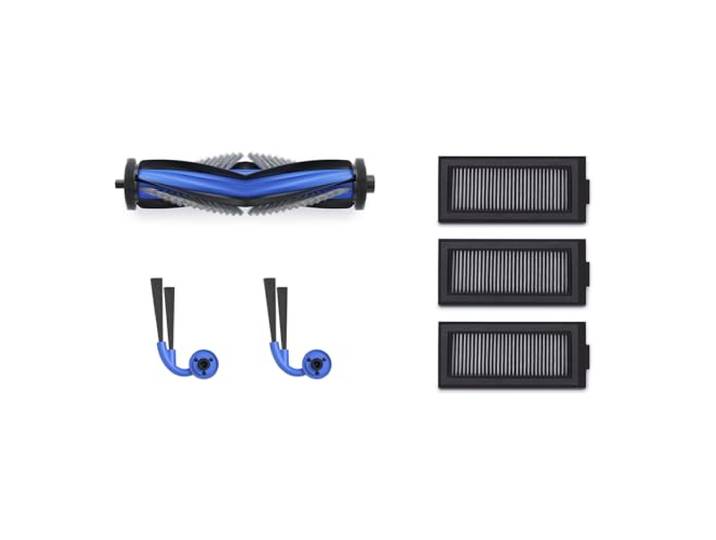 ECOVACS Kit de remplacement pour DEEBOT X11 Famille – 1x brosse principale Anti-Tangle\, 2x brosses latérales Anti-Tangle\, 3x filtres antibactériens haute efficacité\,Accessoire Officiel