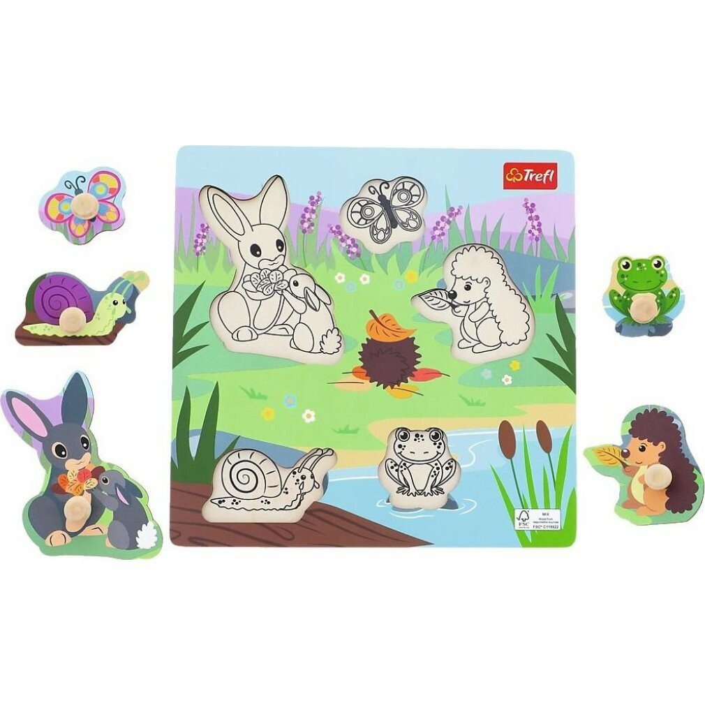 TREFL Houten Puzzel Weide