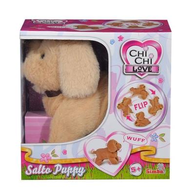 Simba 105893239 - Chi Chi Love Salto Puppy, Hund, Plüschtier