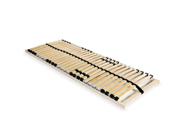 Cadre à lattes économique CHEZOE® - Sommier à lattes 90x200 cm - 28 lattes 7 zones