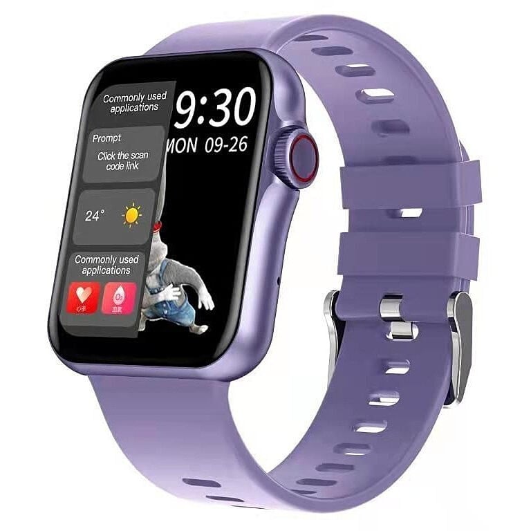 Smarty 2.0 Smartwatch voor Unisex met Siliconen Band - SW022M