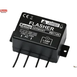 Kemo Blinker, langsam 240 V/AC, 110 V/AC M114N