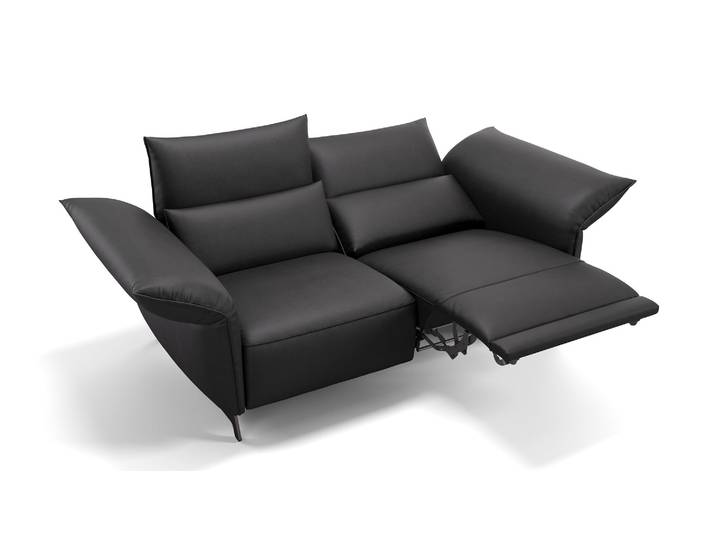 Leder 2-Sitzer CUNEO Ledersofa Couch