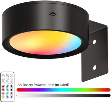 Inspire Picks RGB Magnetic LED Picture Light 13 Color Dimmable Battery Powered Art Display Spotlight black 1pc