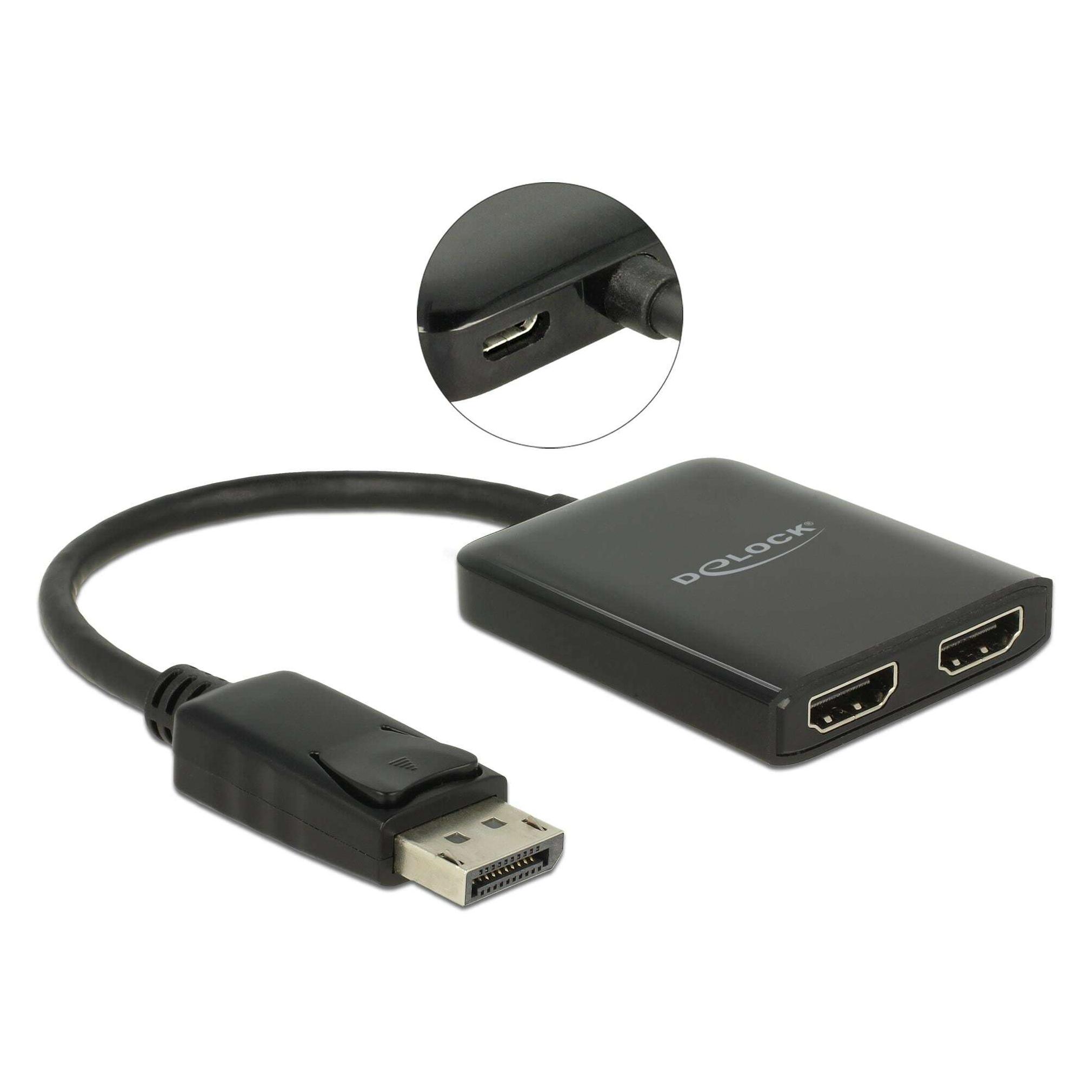 Delock DisplayPort zu HDMI (DisplayPort, HDMI) (87769)