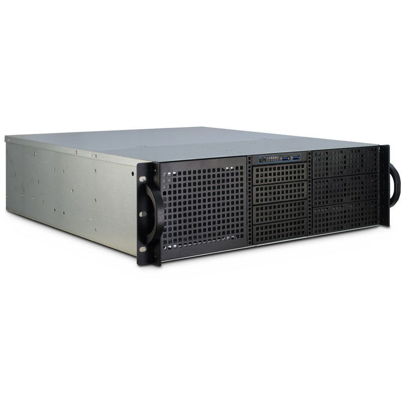 Inter-Tech IPC 3U-30248, 3HE Rack Servergehäuse - schwarz