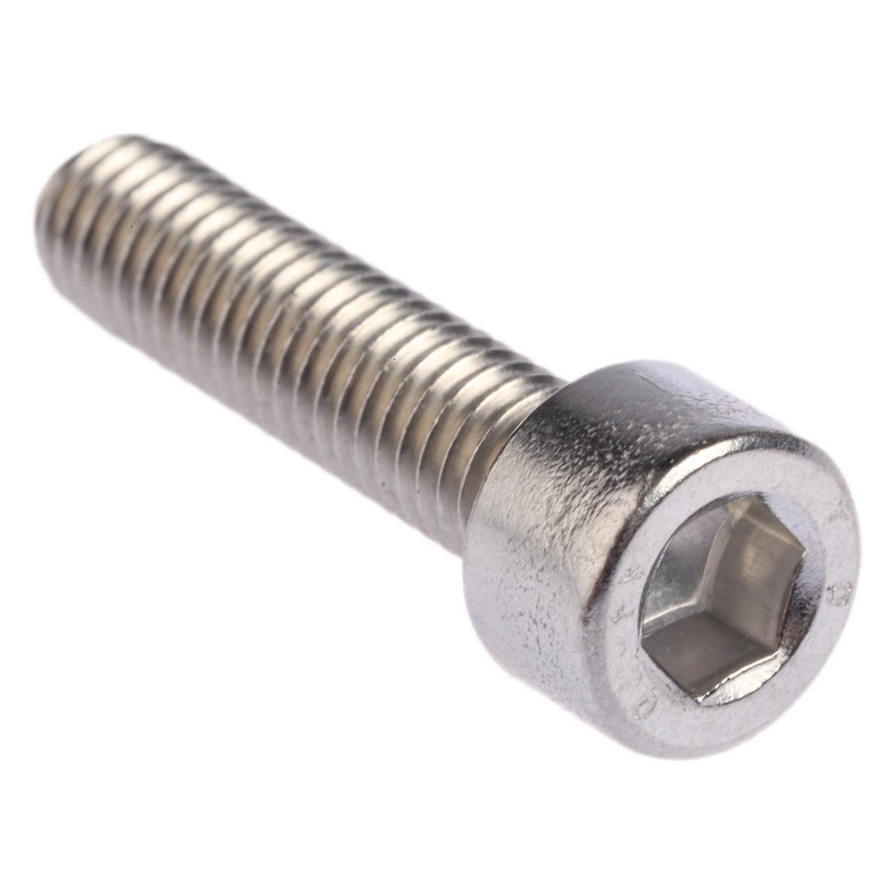 RS PRO Schrauben Zylinderkopf Innensechskant M6x25mm (1871421)