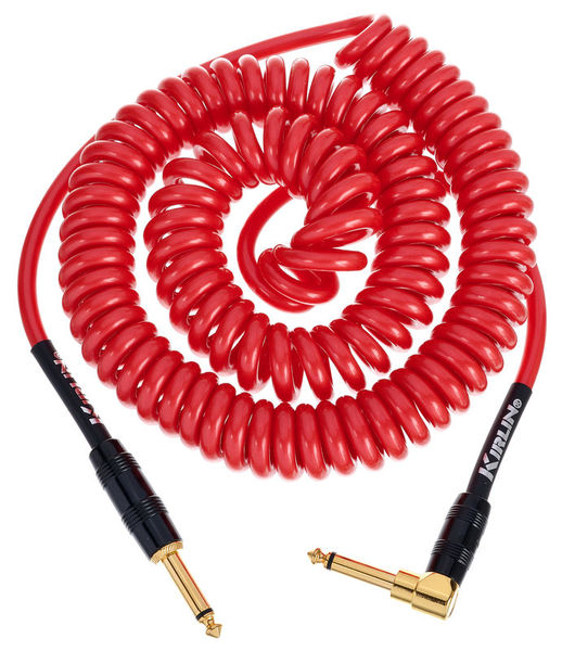Kirlin Premium Coil Cable 6m Red rosso